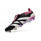 adidas Predator Elite Fold-over Tongue FG Czarny Biały Fioletowy