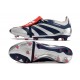 adidas Predator Elite Fold-over Tongue FG Srebro Czarny Czerwony