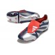 adidas Predator Elite Fold-over Tongue FG Srebro Czarny Czerwony