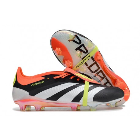 adidas Predator Elite Fold-over Tongue FG Czarny Biały Czerwony