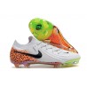 Nike Gripknit Phantom GX Elite FG Biały Czarny Pomarańczowy