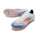 Buty Piłkarskie Adidas F50 Elite LL FG Biały Niebieski Czerwony