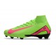 Nike Zoom Mercurial Superfly X Elite FG Zielony Różowy