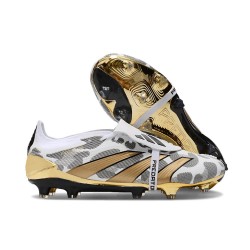 Buty adidas Predator 24 Elite FT FG Złoto Biały Szary