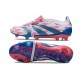 Adidas Predator Elite Tongue FG Biały Różowy Niebieski