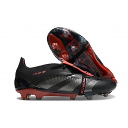 Adidas Predator Elite Tongue FG Czarny Czerwony