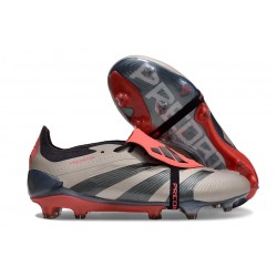 Adidas Predator Elite Tongue FG Platyna Metaliczna Czarny
