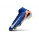 Nike Air Zoom Mercurial Superfly 10 Elite FG Niebieski Biały Pomarańczowy