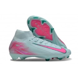 Nike Air Zoom Mercurial Superfly 10 Elite FG Niebieski Różowy