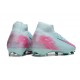 Nike Air Zoom Mercurial Superfly 10 Elite FG Niebieski Różowy