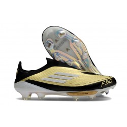 Buty piłkarskie adidas F50+ FG Miedź Czarny Biały