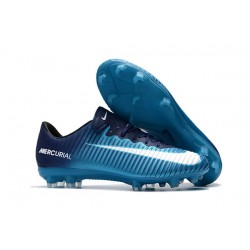 Nike Mercurial Vapor 11 FG Korki Pilkarskie - Niebieski Biały