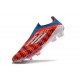 Buty piłkarskie adidas F50+ Elite Laceless FG Czerwony Biały Niebieski