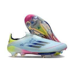 Buty piłkarskie adidas F50+ Elite Sznurowadeł FG Niebieski Zawistny
