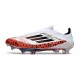 Buty adidas F50+ Elite Sznurowadeł FG X Messi Biały Czerwony Czarny