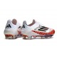 Buty adidas F50+ Elite Sznurowadeł FG X Messi Biały Czerwony Czarny