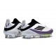 Buty adidas F50+ Elite Sznurowadeł FG X Messi Biały Czarny Fioletowy