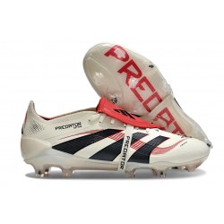 Adidas Predator 25 Elite FT FG Beżowy Czarny Czerwony