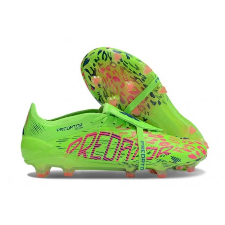 Adidas Predator 25 Elite FT FG Zielony Czerwony