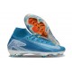 Nike Air Zoom Mercurial Superfly 10 Elite FG Niebieski Biały