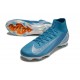 Nike Air Zoom Mercurial Superfly 10 Elite FG Niebieski Biały