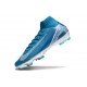 Nike Air Zoom Mercurial Superfly 10 Elite FG Niebieski Biały
