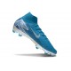 Nike Air Zoom Mercurial Superfly 10 Elite FG Niebieski Biały