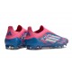 Buty Piłkarskie Adidas F50 Elite LL FG Niebieski Biały Różowy