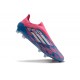 Buty Piłkarskie Adidas F50 Elite LL FG Niebieski Biały Różowy