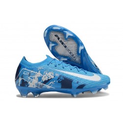 Nike Air Zoom Mercurial Vapor 16 Elite FG Niebieski Biały