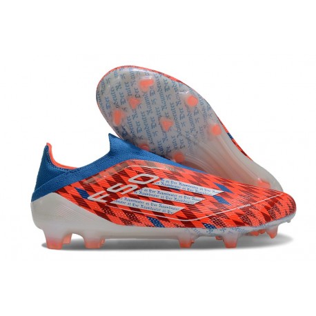 Buty Piłkarskie Adidas F50 Elite LL FG Czerwony Niebieski Biały
