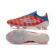 Buty Piłkarskie Adidas F50 Elite LL FG Czerwony Niebieski Biały