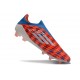 Buty Piłkarskie Adidas F50 Elite LL FG Czerwony Niebieski Biały