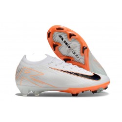 Nike Air Zoom Mercurial Vapor 16 Elite FG Biały Pomarańczowy Czarny
