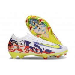 Nike Air Zoom Mercurial Vapor 16 Elite FG Biały Zawistny Fioletowy Czerwony