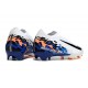 Nike Air Zoom Mercurial Vapor 16 Elite FG Biały Niebieski Czarny