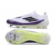 Buty Piłkarskie Adidas F50 Elite LL FG X Messi Biały Czarny Fioletowy