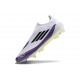 Buty Piłkarskie Adidas F50 Elite LL FG X Messi Biały Czarny Fioletowy