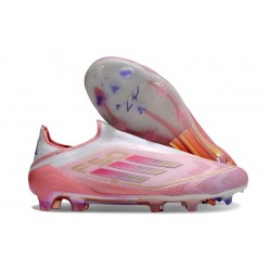 Buty Piłkarskie Adidas F50 Elite LL FG Różowy Biały