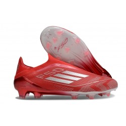Buty Piłkarskie Adidas F50 Elite LL FG Czerwony Srebro