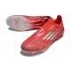 Buty Piłkarskie Adidas F50 Elite LL FG Czerwony Srebro