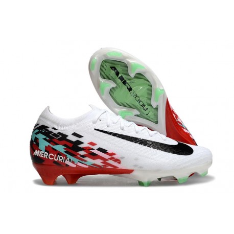 Nike Air Zoom Mercurial Vapor 16 Elite FG Biały Czarny Czerwony