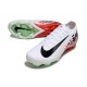 Nike Air Zoom Mercurial Vapor 16 Elite FG Biały Czarny Czerwony