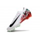 Nike Air Zoom Mercurial Vapor 16 Elite FG Biały Czarny Czerwony