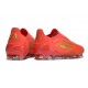 Buty Piłkarskie Adidas F50 Elite LL FG Czerwony Złoto