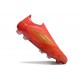 Buty Piłkarskie Adidas F50 Elite LL FG Czerwony Złoto