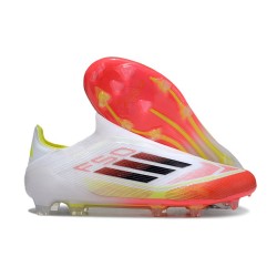 Buty Piłkarskie Adidas F50 Elite LL FG Biały Czerwony Czarny