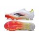 Buty Piłkarskie Adidas F50 Elite LL FG Biały Czerwony Czarny