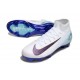Nike Air Zoom Mercurial Superfly 10 Elite FG Biały Niebieski Czarny