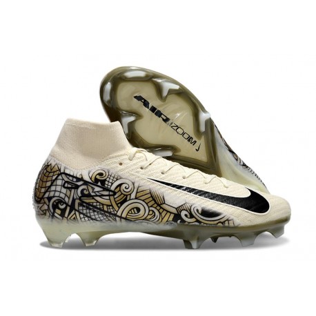Nike Zoom Mercurial Superfly X Elite FG Beżowy Czarny